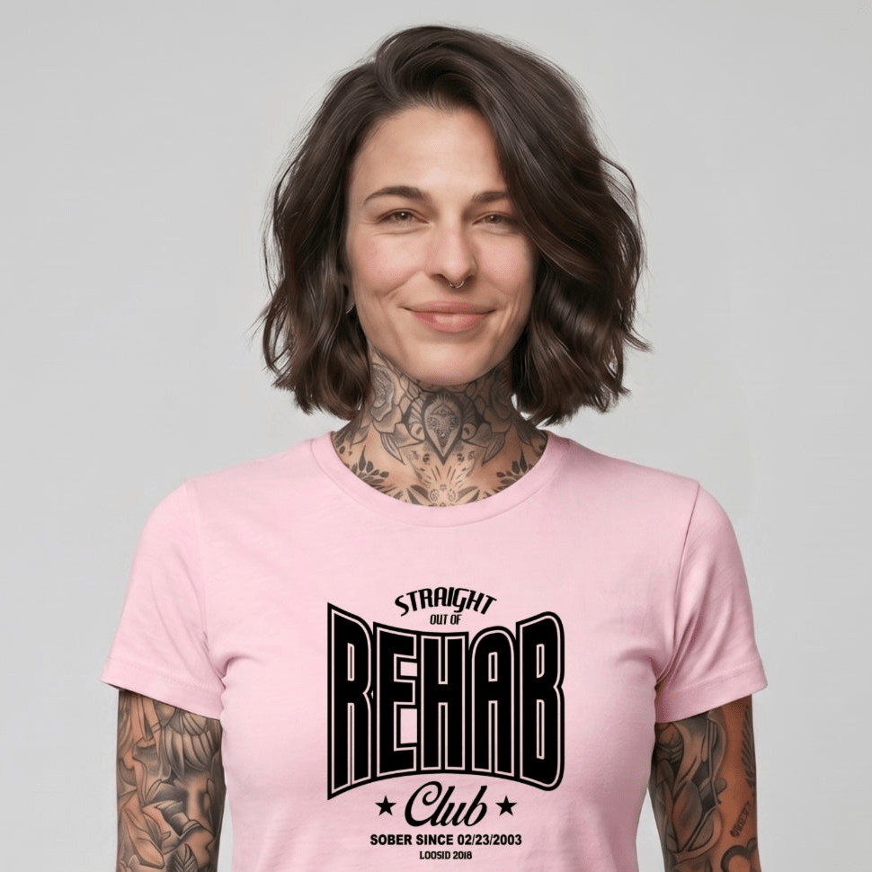 Sober T Shirt | Women's Straight Outta Rehab