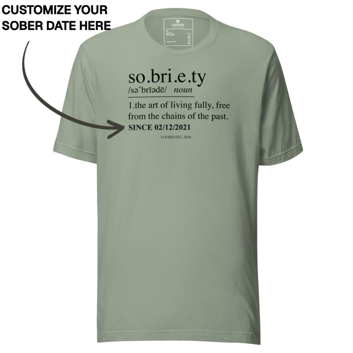 Sober T Shirt | Women's Sobriety Definition