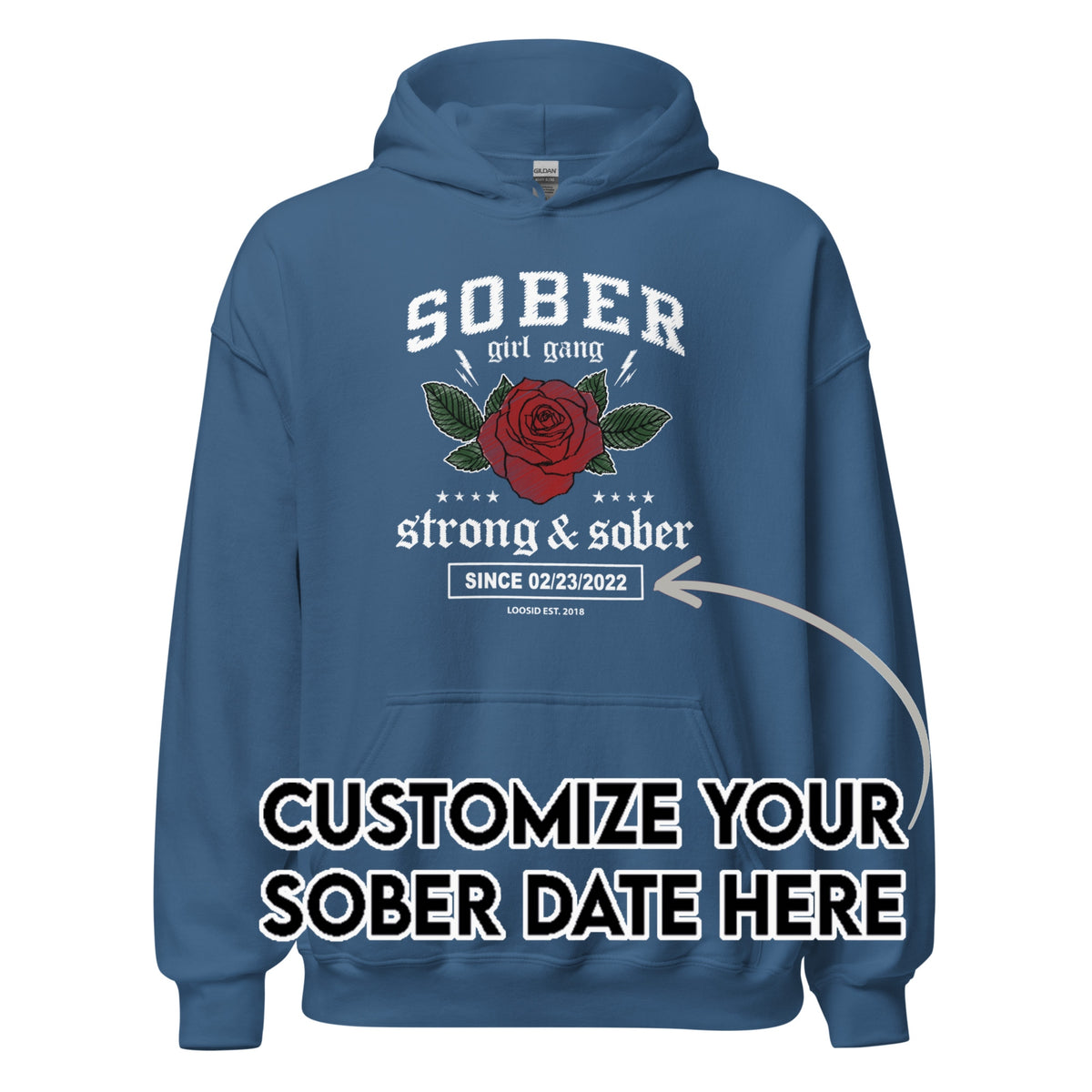 Recovery Hoodie | Women's Sober Girl Gang Strong & Sober
