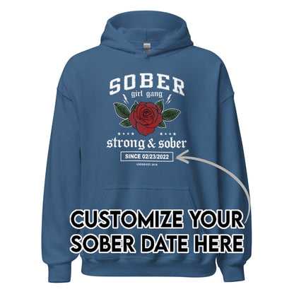 Recovery Hoodie | Women's Sober Girl Gang Strong & Sober
