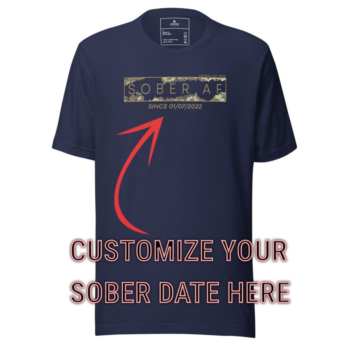 Sober T Shirt | Men's Sober AF Camo