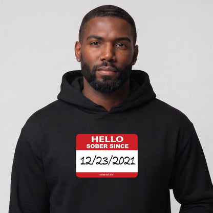 Recover Hoodie | Men's Hello Sober Since