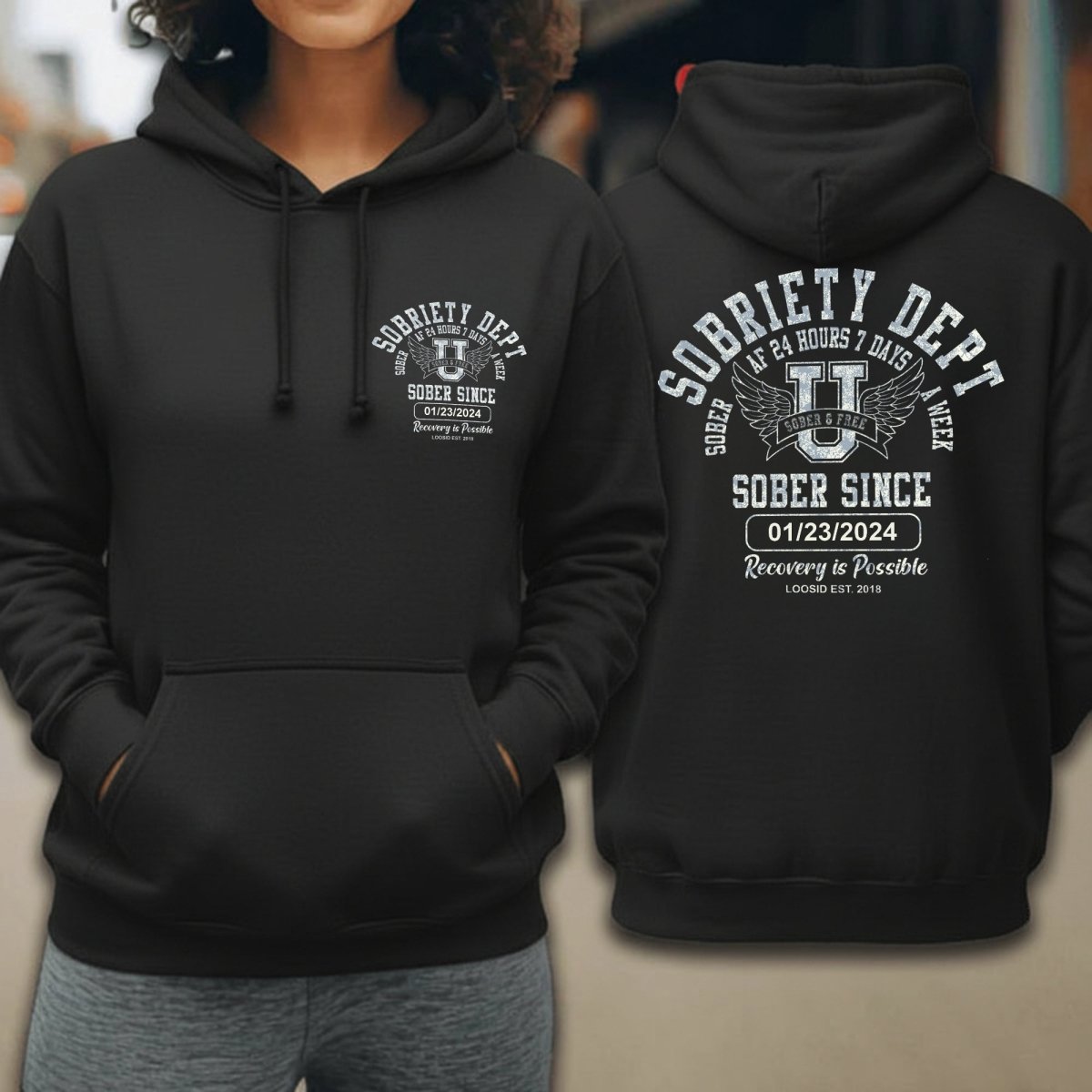 thoughtful personalized sobriety gifts recovery hoodie