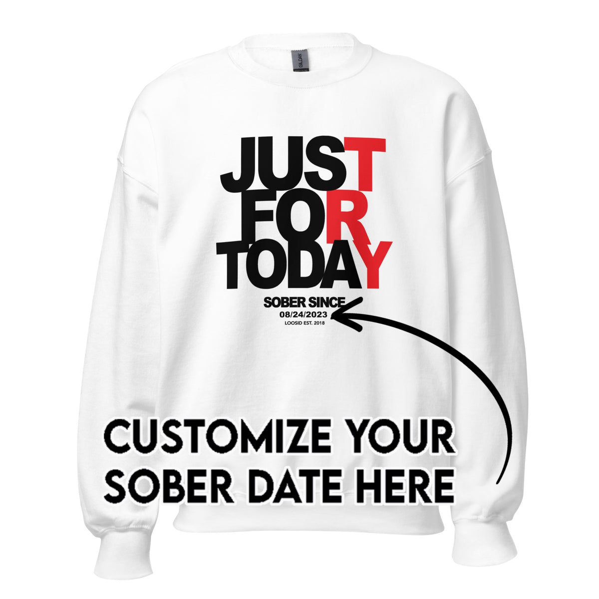 Sober Sweatshirt | Men's Just For Today