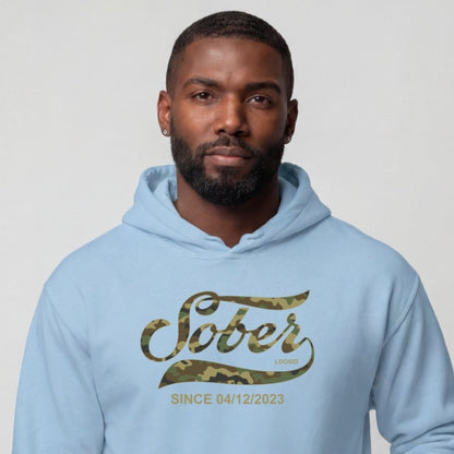 Recovery Hoodie | Men's Sober Since Camo