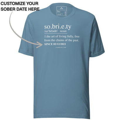 Sober T Shirt | Men's Sobriety Definition