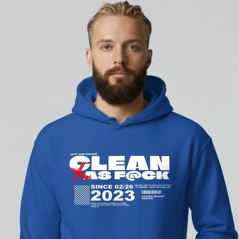 Clean As F*ck Recovery Hoodie fit detail (view 9)