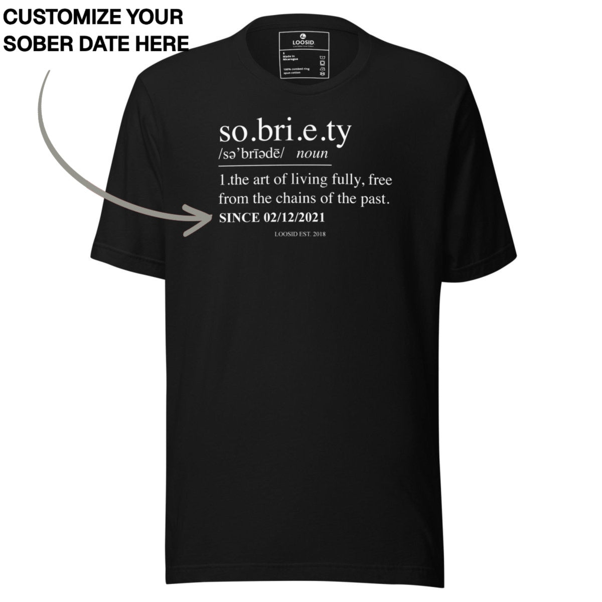 Sober T Shirt | Men's Sobriety Definition