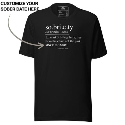 Sober T Shirt | Men's Sobriety Definition