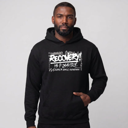 Recovery Hoodie | Men's Recovery Is Possible Hoodie
