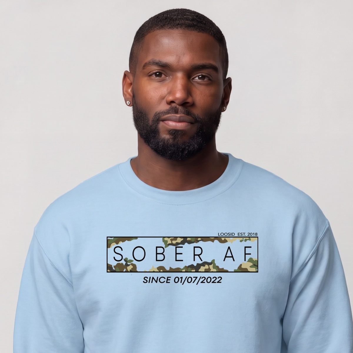 Sober Sweatshirt | Men's Sober AF Camo