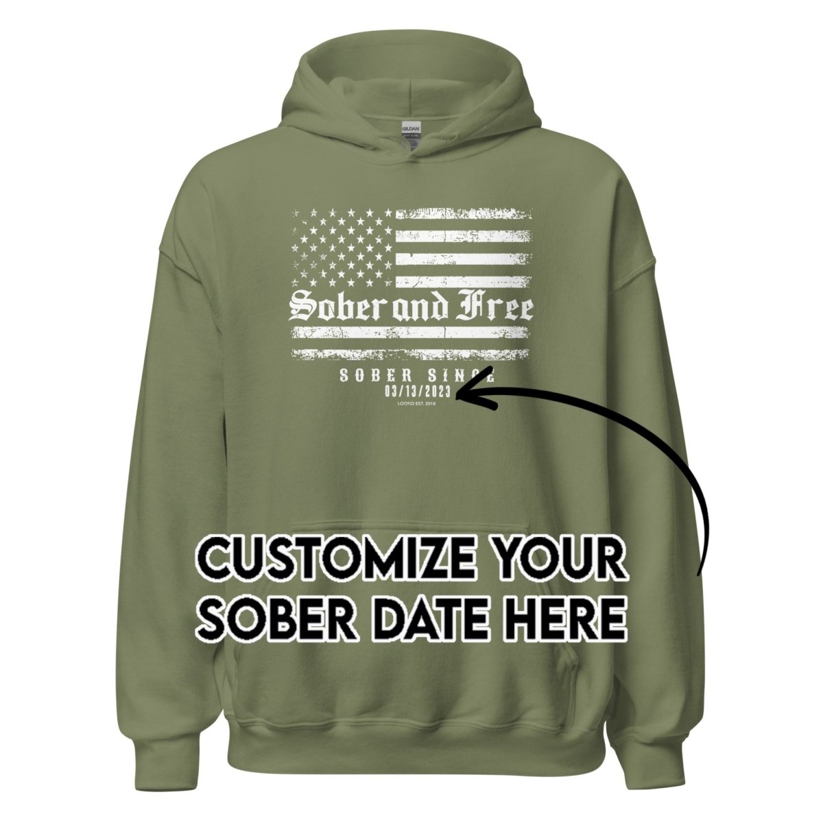 Recovery Hoodie | Men's Sober and Free
