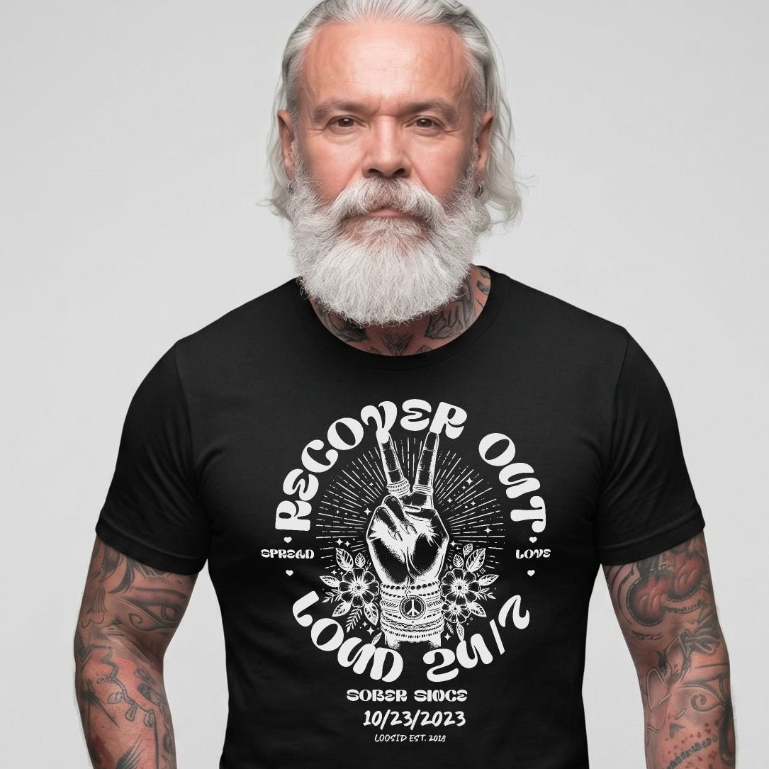 Recover Out Loud Men's Personalized T-Shirt