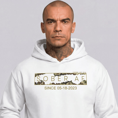 Recovery Hoodie | Unisex Sober AF Camo