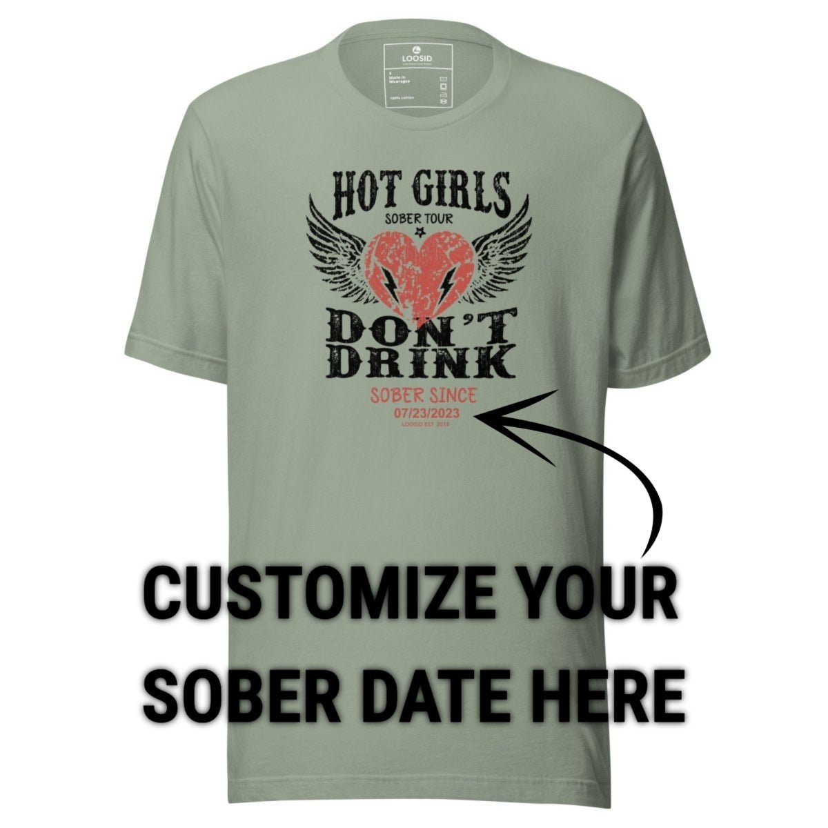 Sober T Shirt | Women's Hot Girls Don't Drink