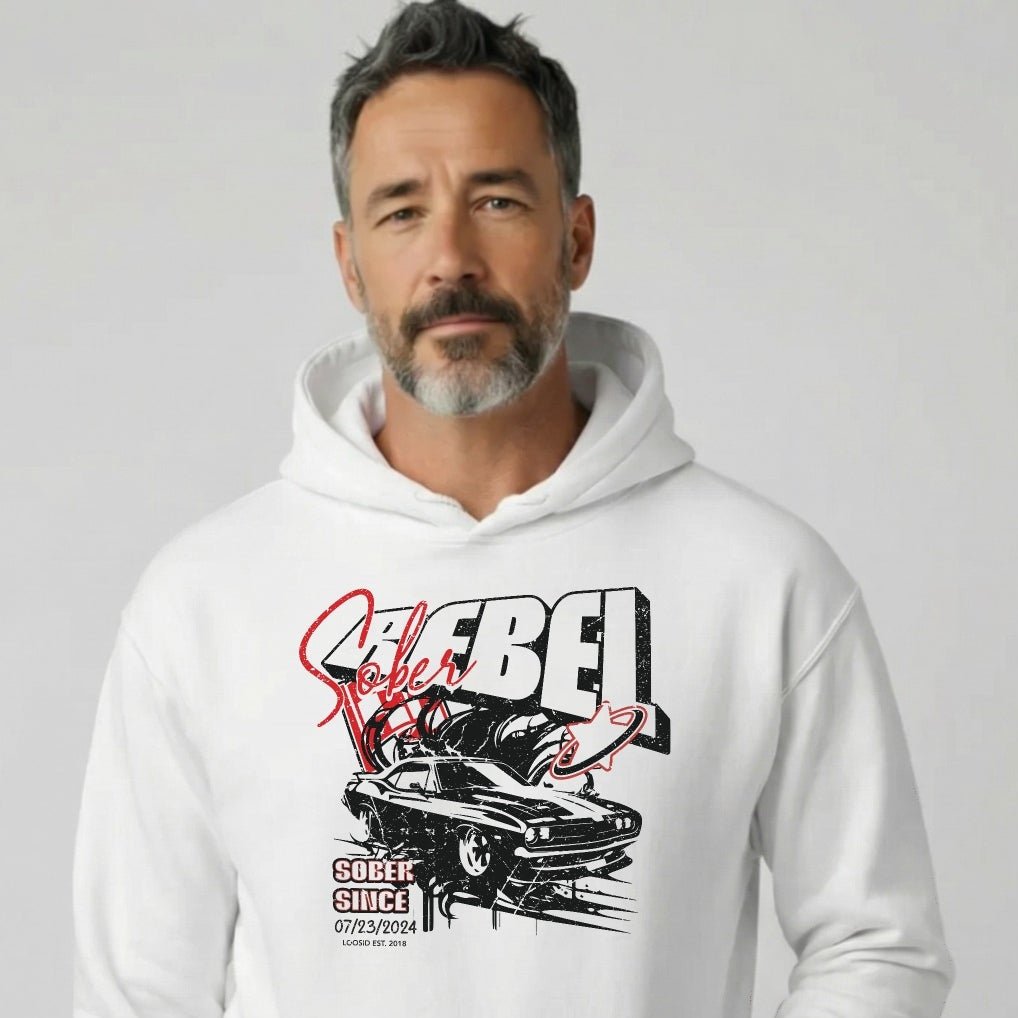 Recovery Hoodie | Sober Rebel Custom Sobriety Date