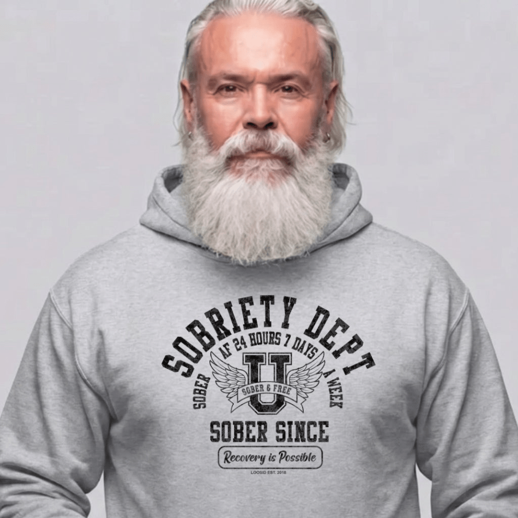 Recovery Hoodie | Men's Sobriety Dept 24/7