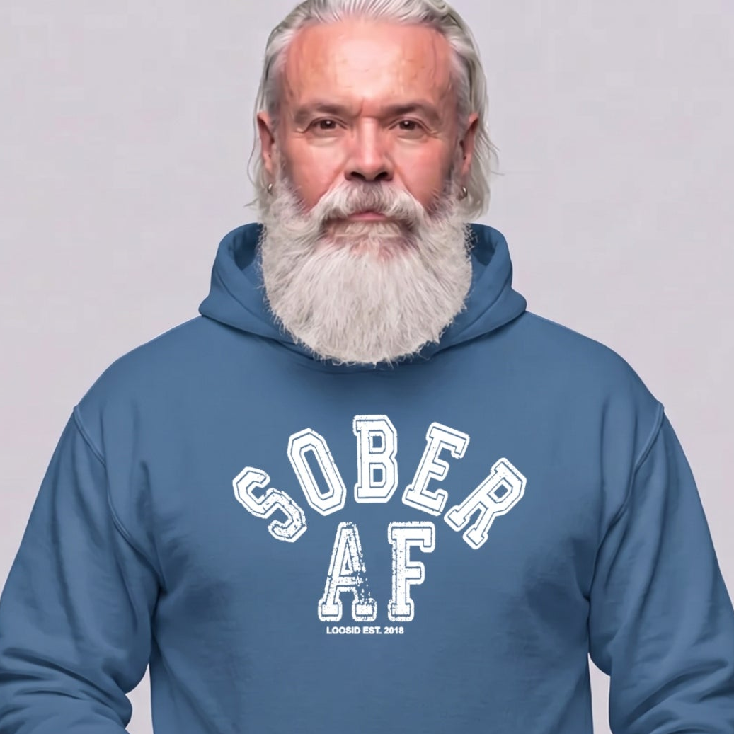 Recovery Hoodie | Men's Sober AF Collegiate