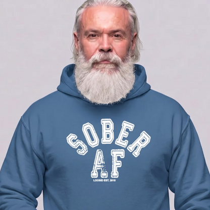 Recovery Hoodie | Men's Sober AF Collegiate
