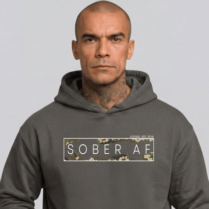 Recovery Hoodie | Men's Sober AF Camo