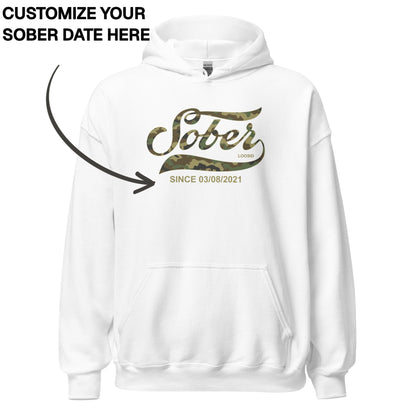 Recovery Hoodie | Men's Sober Since Camo