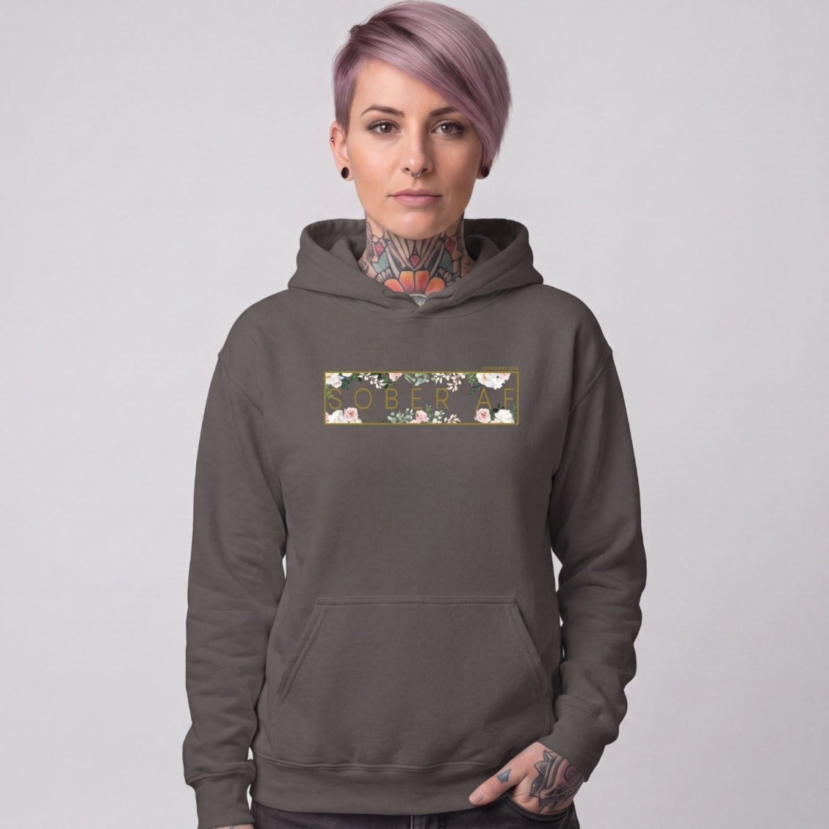 Recovery Hoodie | Women's Sober AF Flower
