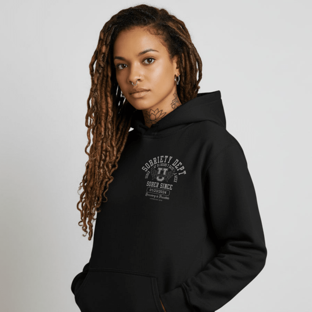 everyday personalized sobriety gifts recovery hoodie