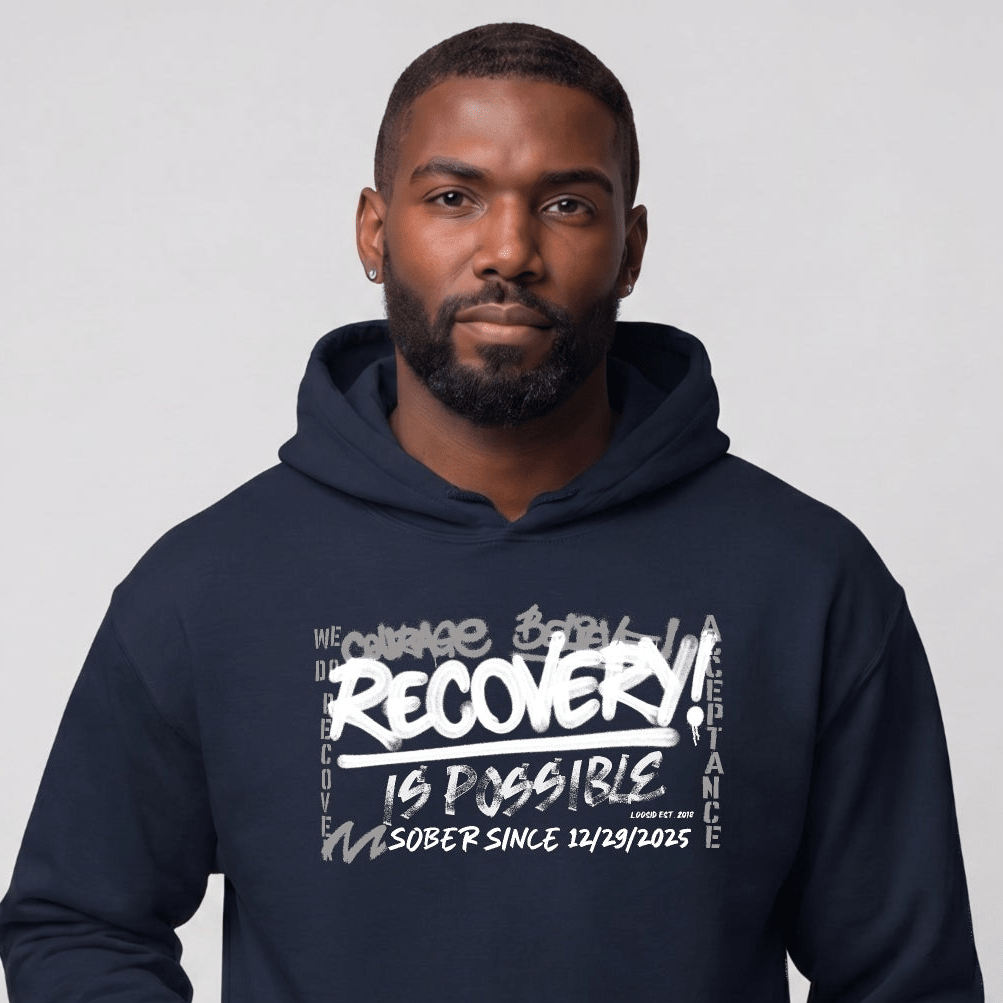 Recovery Hoodie | Men's Recovery Is Possible Hoodie