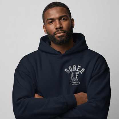 relaxed sober lifestyle recovery hoodie