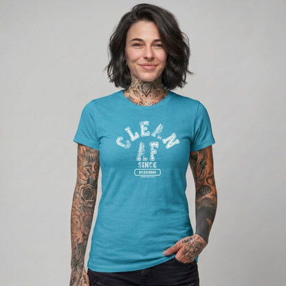 Clean T Shirt | Women's Clean AF Collegiate