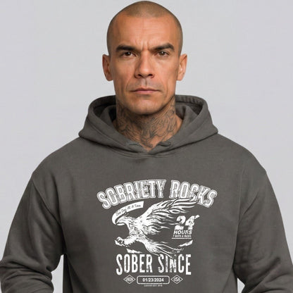 Recovery Hoodie | Men's Sobriety Rocks