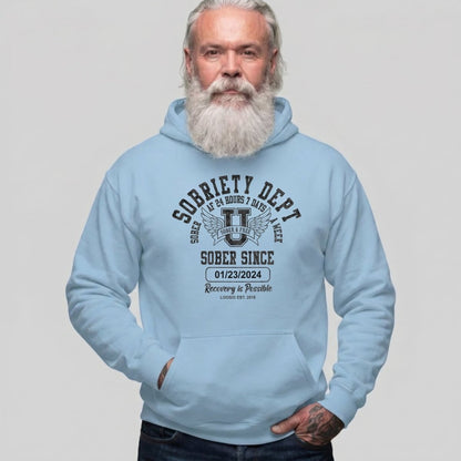 Recovery Hoodie | Men's Sobriety Dept 24/7 Hoodie