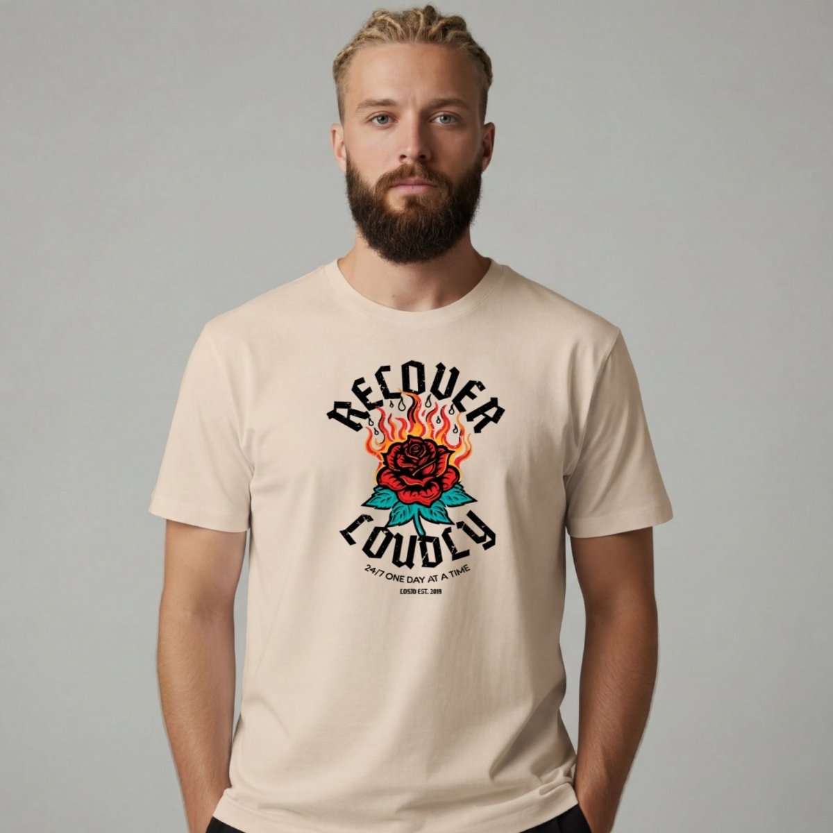 Sober T Shirt | Men's Recover Loudly