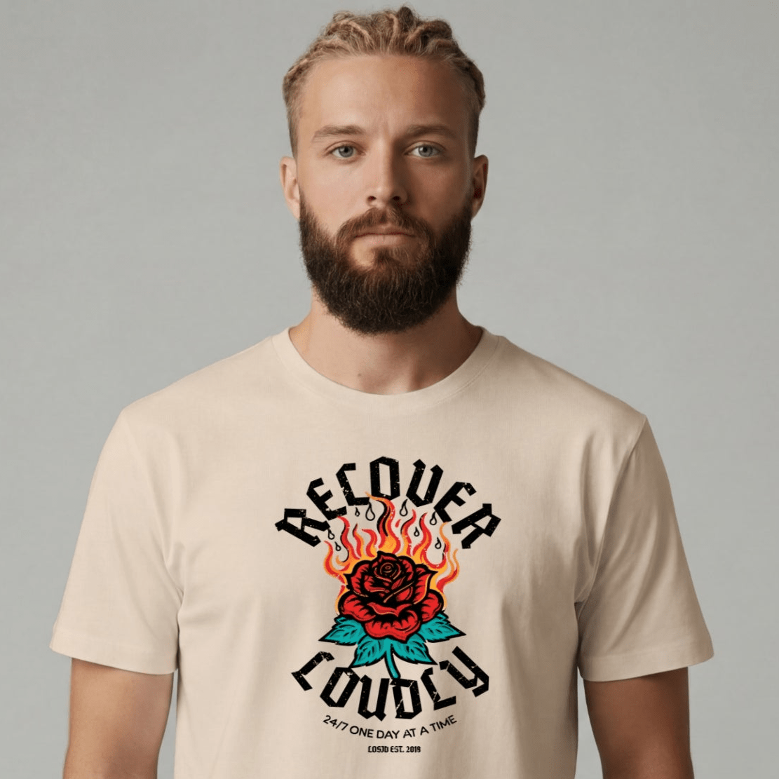 Sober T Shirt | Men's Recover Loudly