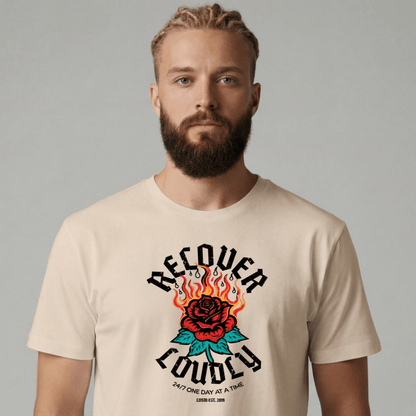 Sober T Shirt | Men's Recover Loudly