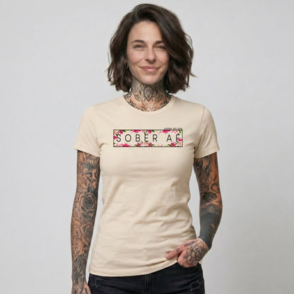 Sober T Shirt | Women's Sober AF Lily