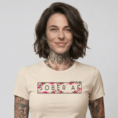 Sober T Shirt | Women's Sober AF Lily
