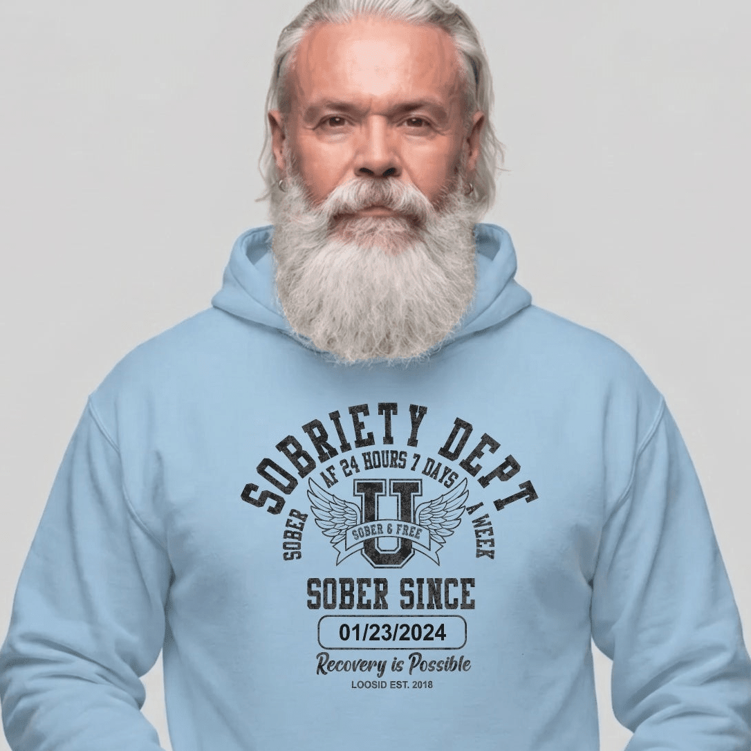 Recovery Hoodie | Unisex Sobriety Dept