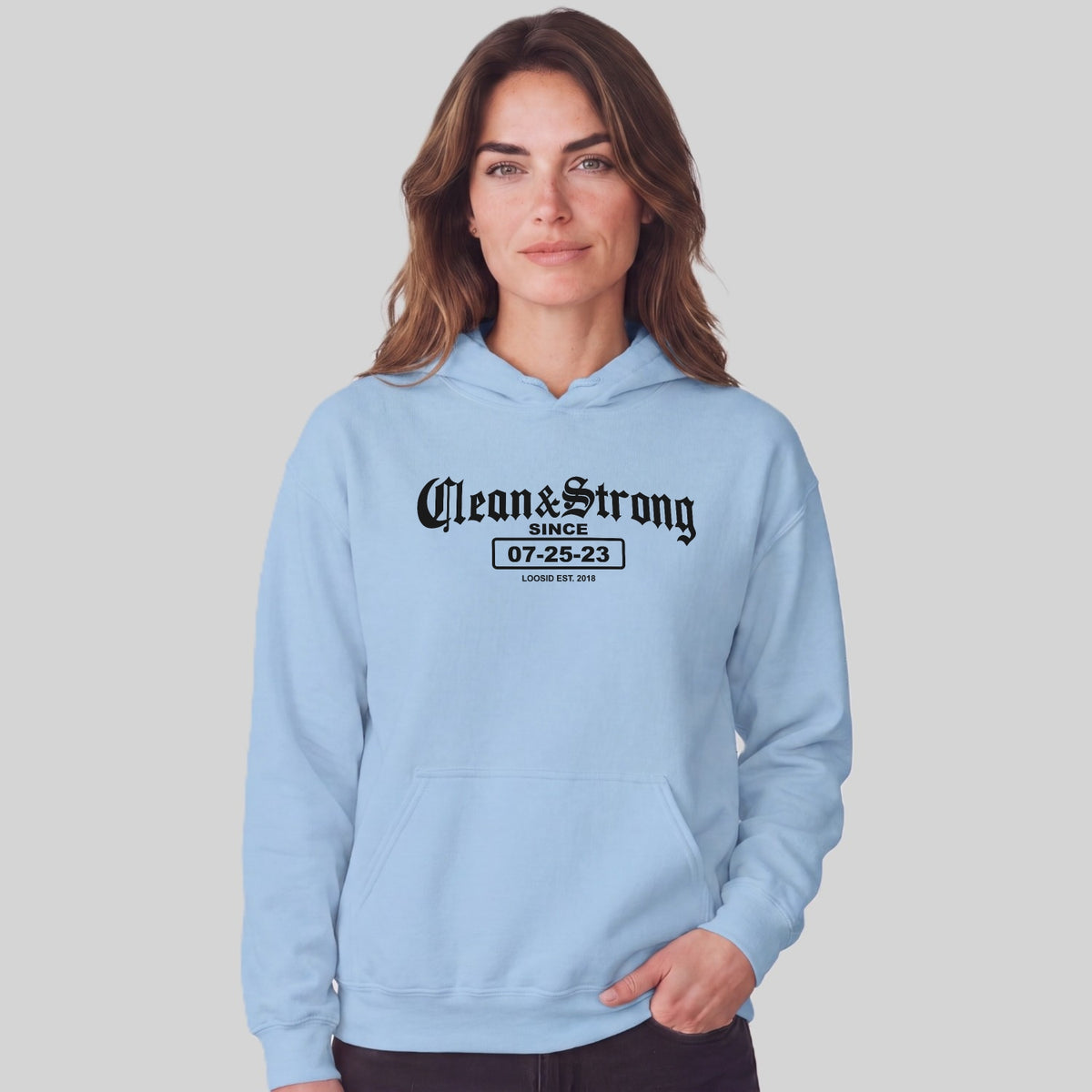 Recovery Hoodie | Women's Old School Clean & Strong