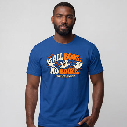 Sober T Shirt | Men's All Boos No Booze