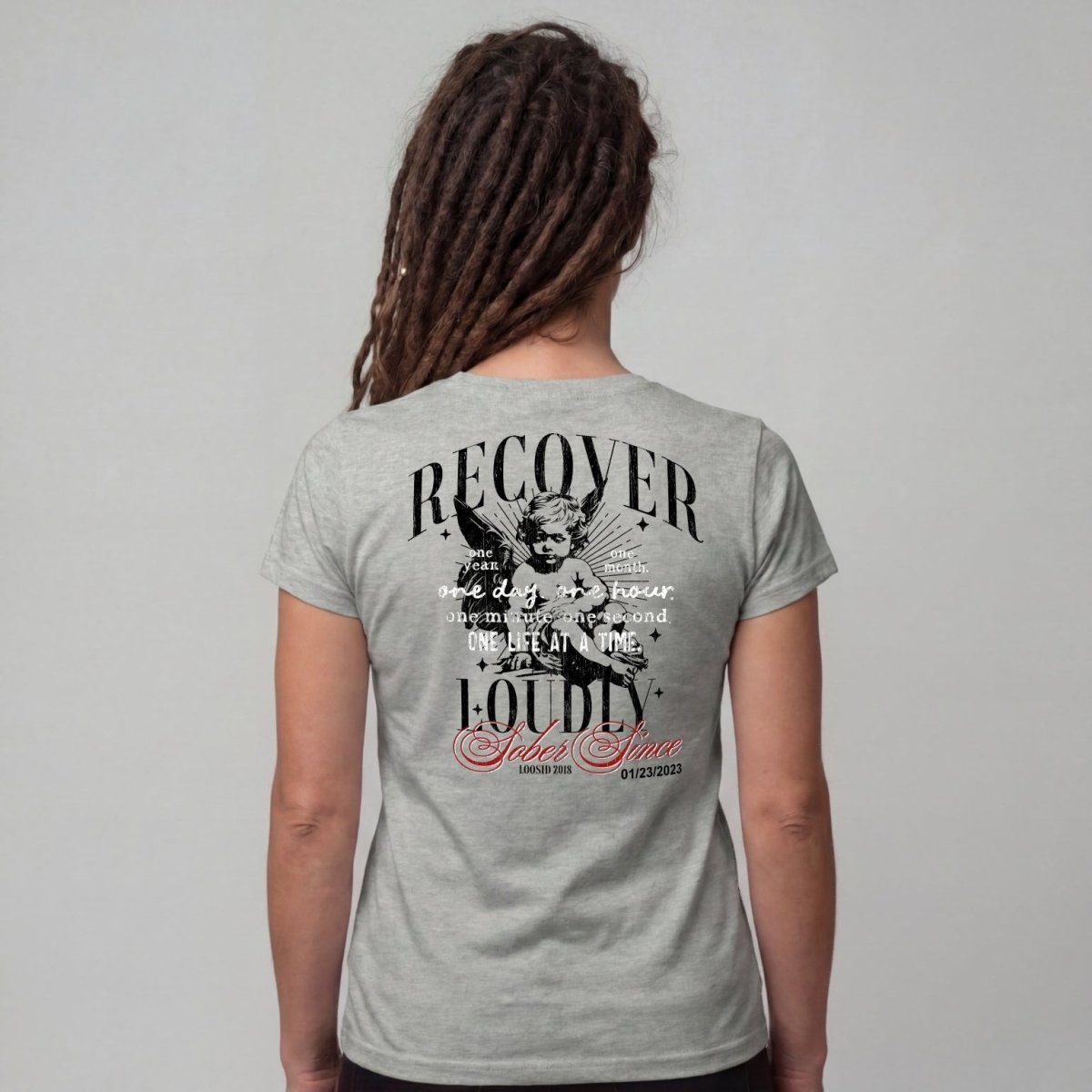 Recovery T Shirt | Women's Recover Loudly Limited-Edition