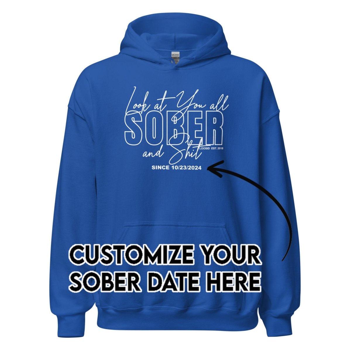 Recovery Hoodie | Men's Look at You Sober and Sh*t