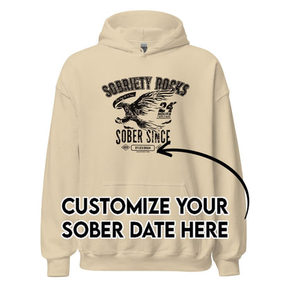 Recovery Hoodie | Men's Sobriety Rocks