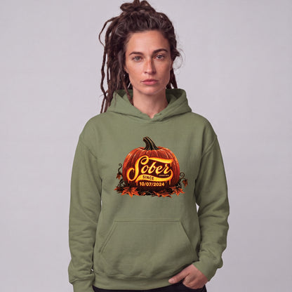 Recovery Hoodie | Women's Sober Since Pumpkin