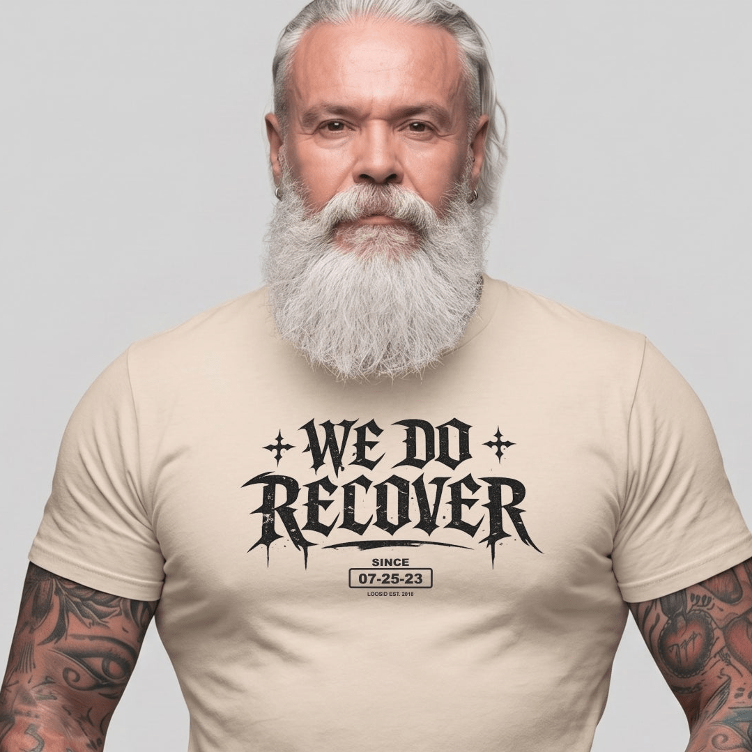 Sober T Shirt | Men's We Do Recover Tee