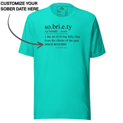 Sober T Shirt | Men's Sobriety Definition
