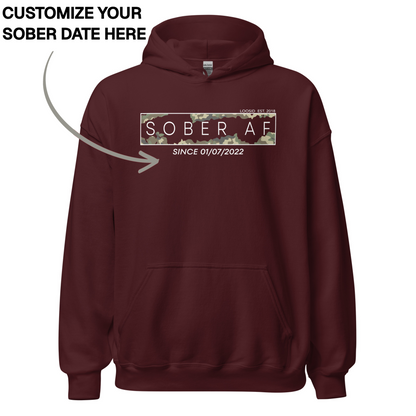 Recovery Hoodie | Men's Sober AF Camo