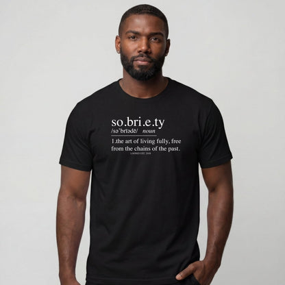 Sober T Shirt | Men's Sobriety Definition