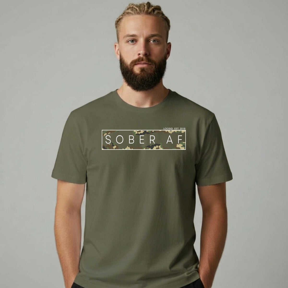 Sober T Shirt | Men's Sober AF Camo
