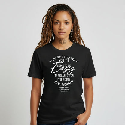 Im Not telling Sober T Shirt lifestyle view (view 5)
